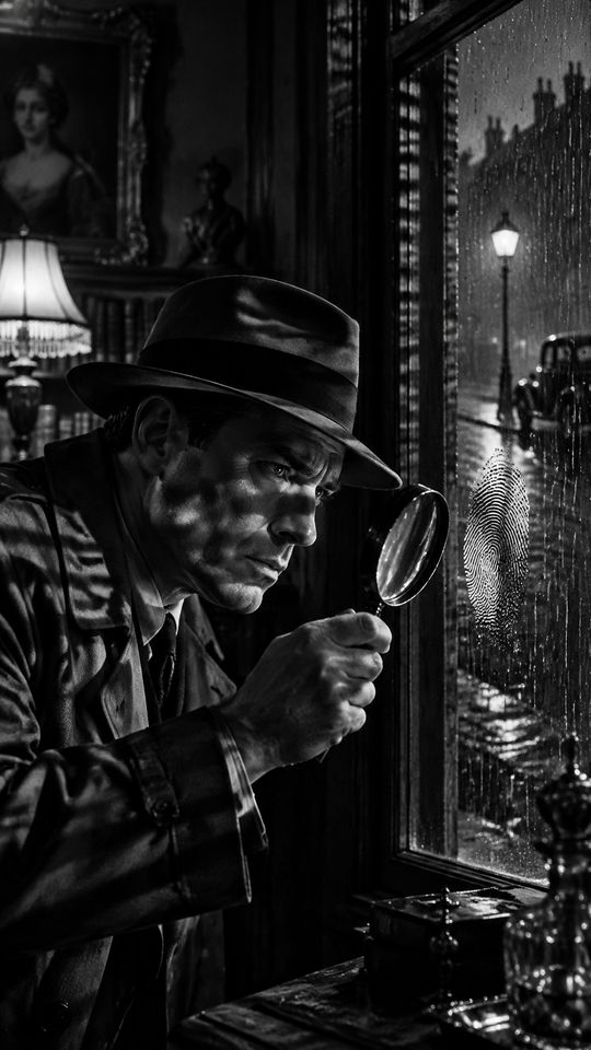 Example picture in the Film Noir look